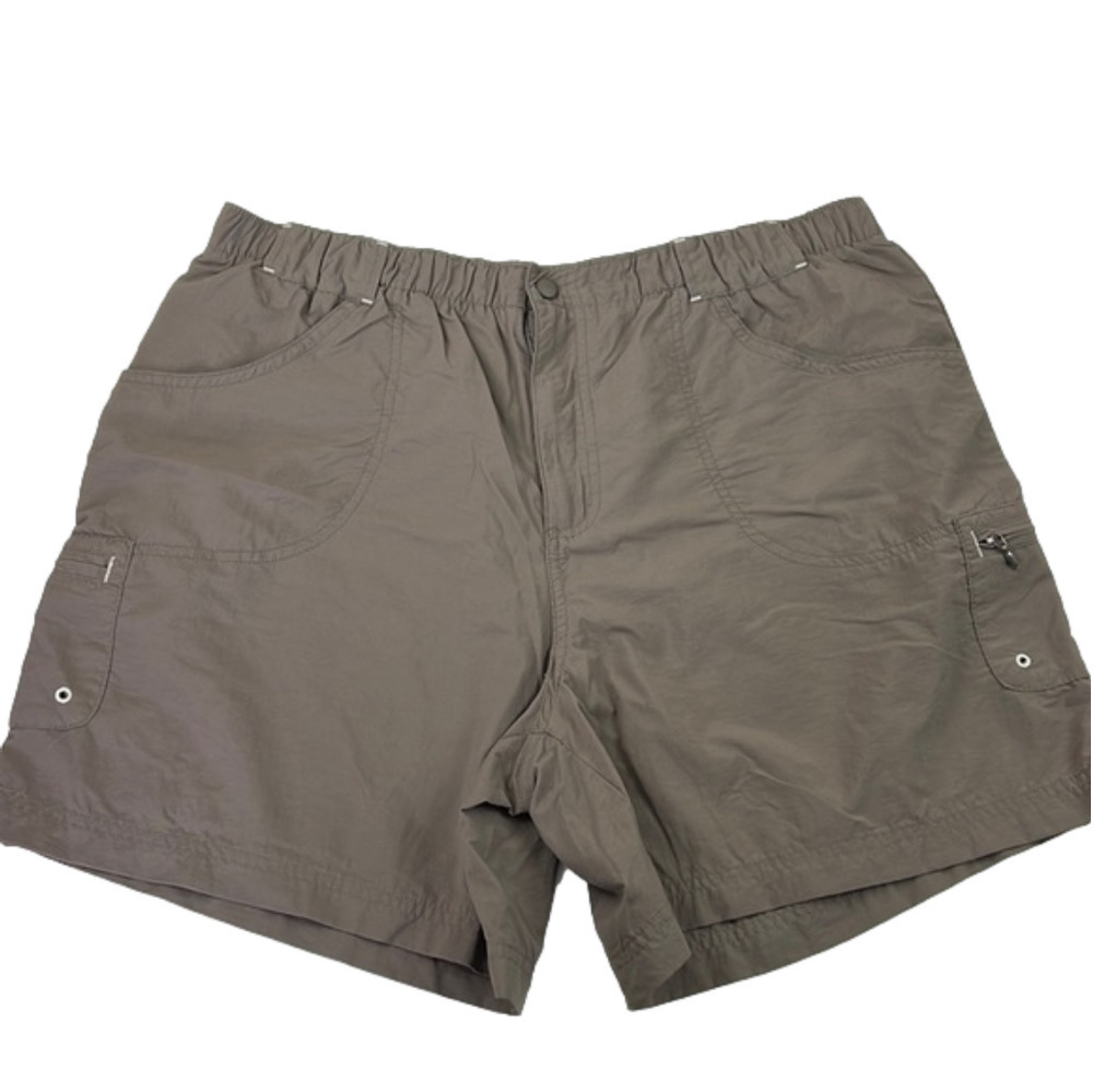 Columbia Omni-Wear Taupe Outdoor Hiking Performance Shorts